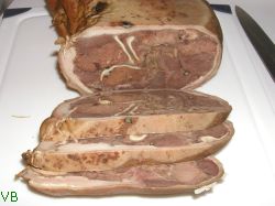 Toba taiata dupa ce a fost presata